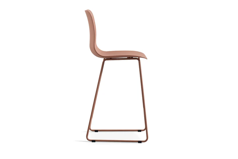 Chaise de comptoir Marie Terracotta