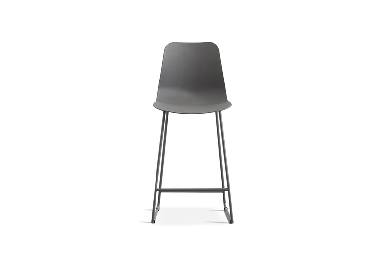 Chaise de comptoir Marie Gris