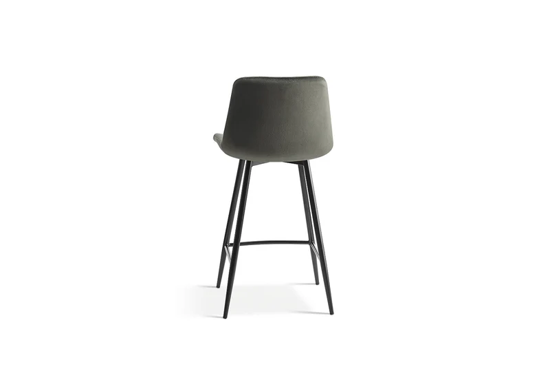 Chaise de comptoir Juta Velours Vert