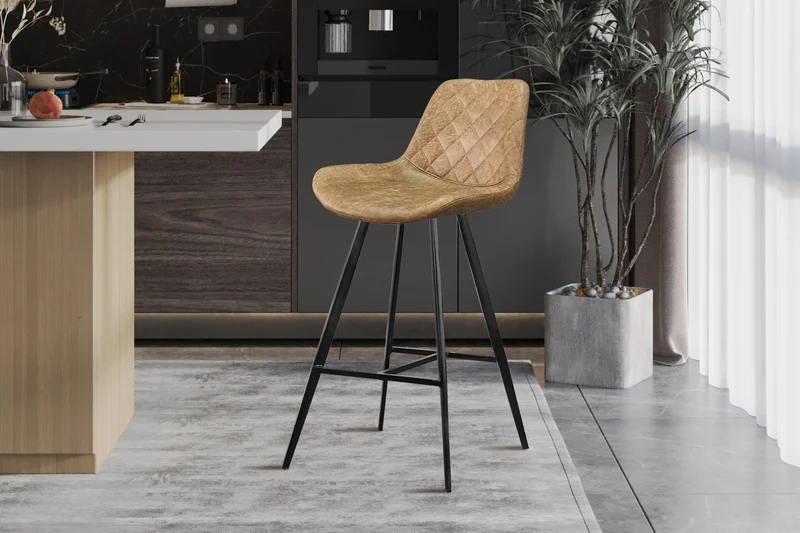 Tabouret de bar Palmas Camel