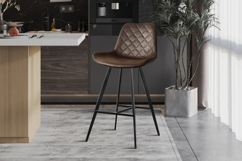 Tabouret de bar Palmas Brun foncé