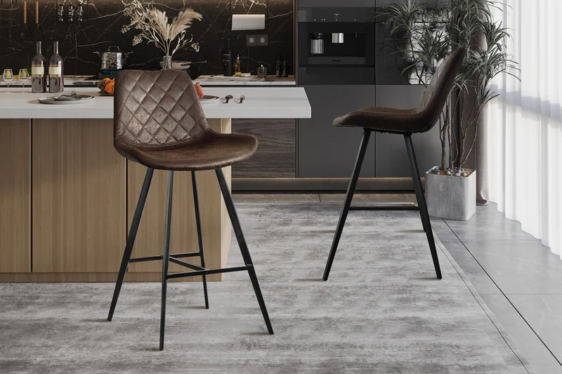 Tabouret de bar Palmas Brun foncé