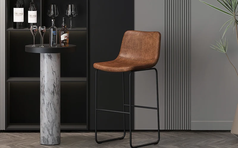 Tabouret de bar Mancia Camel