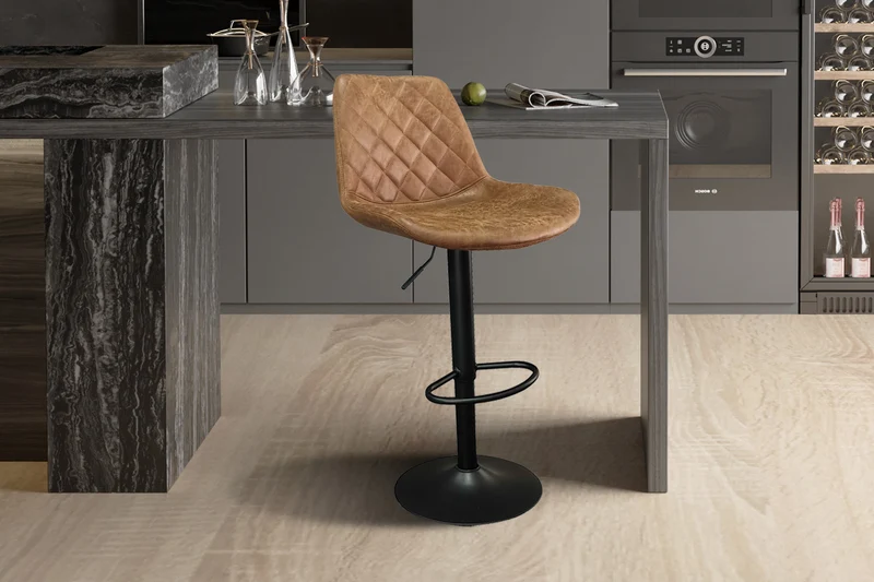 Tabouret de bar Madrid Camel