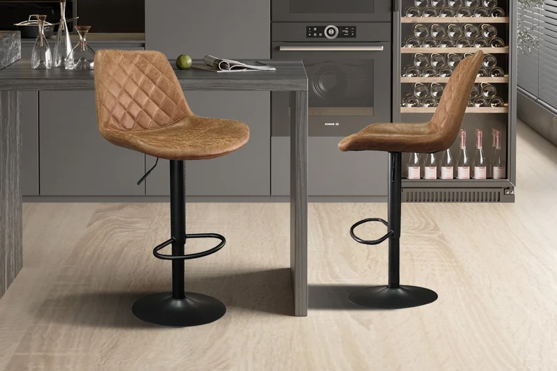Tabouret de bar Madrid Camel