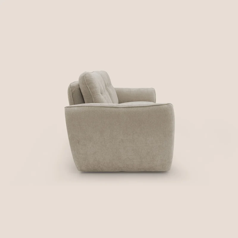 Cerbero canapé 2 ou 3 places en bouclette douce imperméable T07 beige