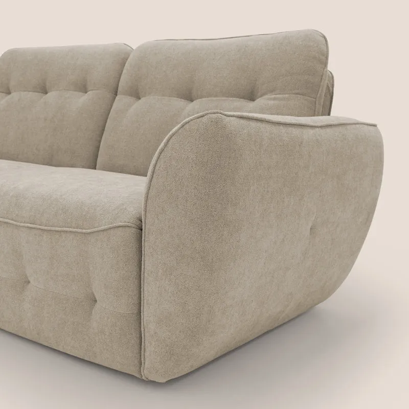 Cerbero canapé 2 ou 3 places en bouclette douce imperméable T07 beige