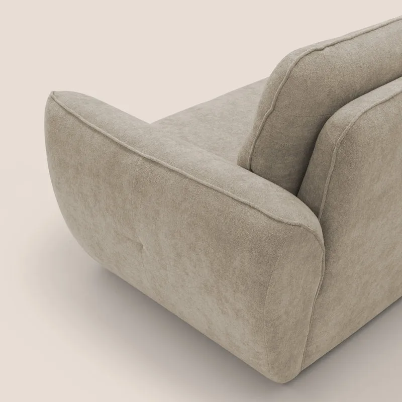 Cerbero canapé 2 ou 3 places en bouclette douce imperméable T07 beige