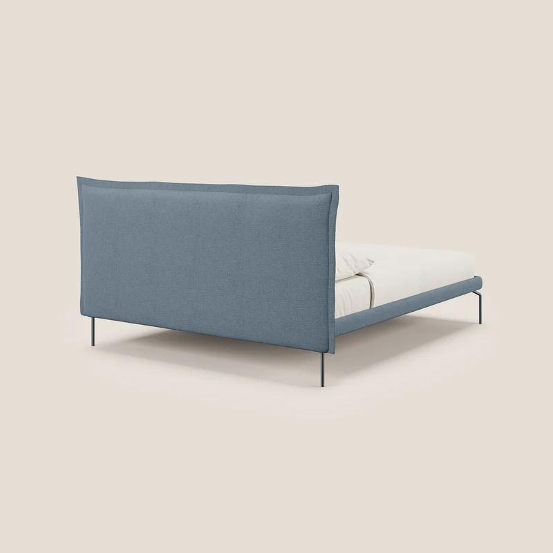 Eric lit rembourré au design minimaliste en tissu imperméable T14 sucre glace
