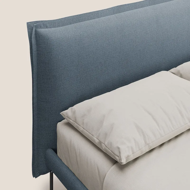 Eric lit rembourré au design minimaliste en tissu imperméable T14 sucre glace