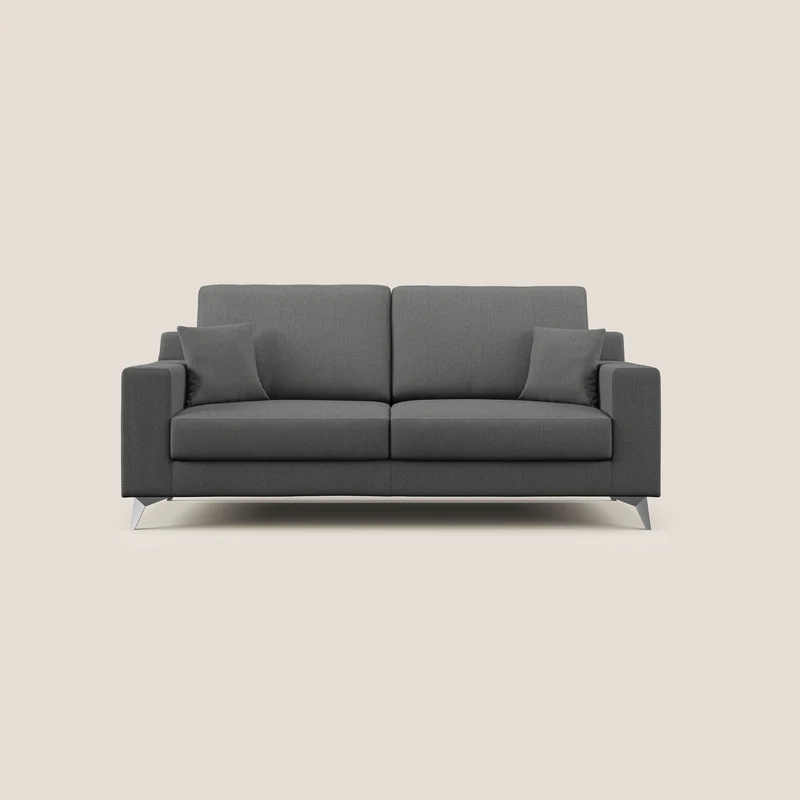 Michael Canapé en tissu imperméable antitache T03 gris