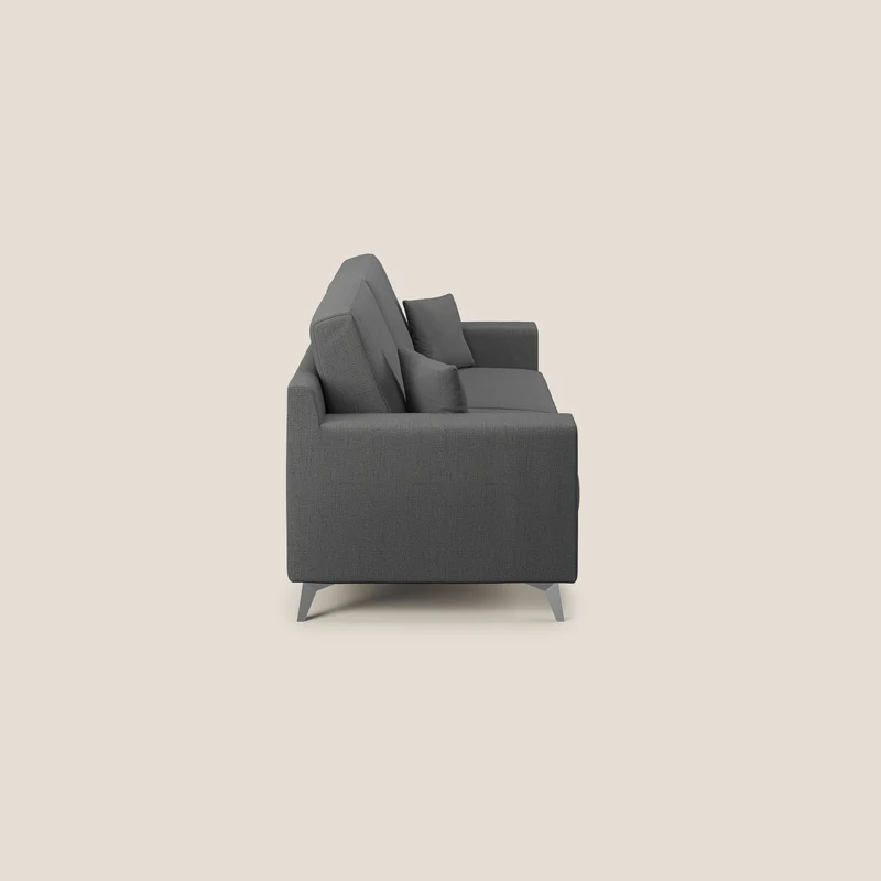 Michael Canapé en tissu imperméable antitache T03 gris