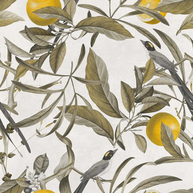 Lemon collection élégante de coussins à motifs en velours imperméable crème