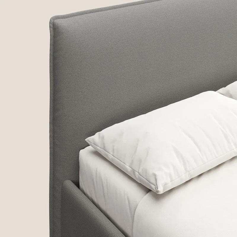 Hunter lit rembourré avec coffre déhoussable en tissu imperméable flammé T19 beige