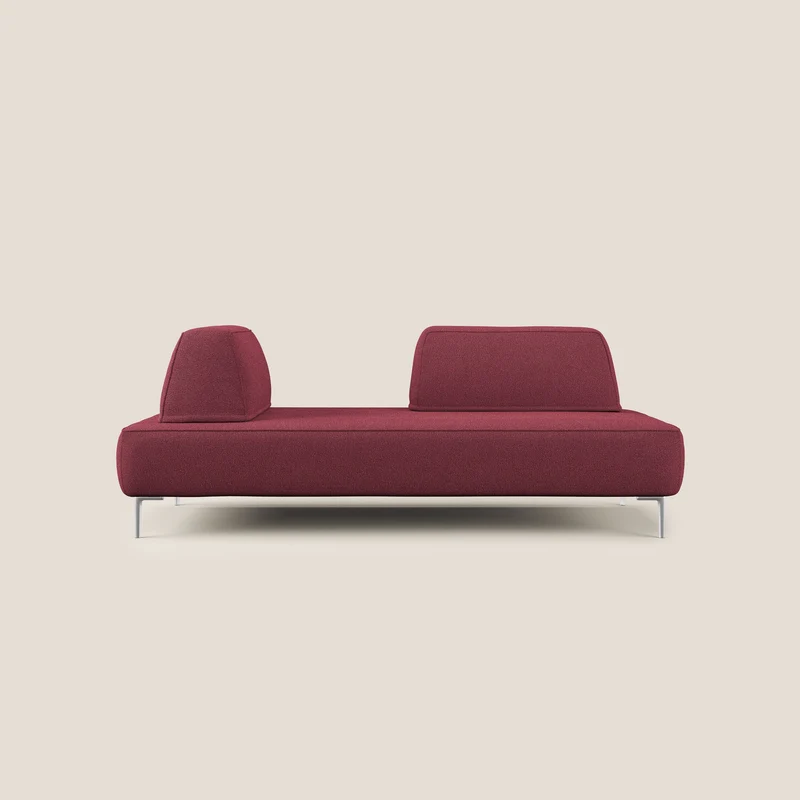 Newton Canapé modulable avec dossier amovibles T07 rouge