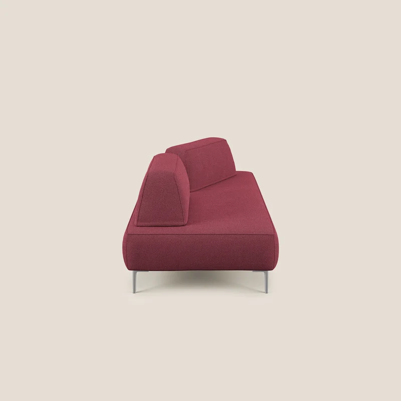 Newton Canapé modulable avec dossier amovibles T07 rouge