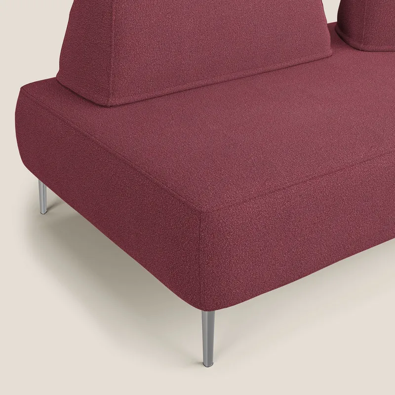 Newton Canapé modulable avec dossier amovibles T07 rouge