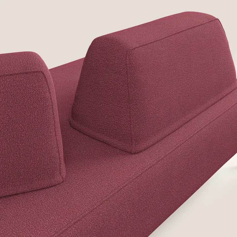 Newton Canapé modulable avec dossier amovibles T07 rouge