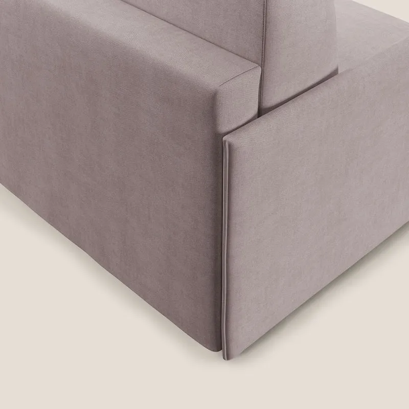 Evans fauteuil convertible en tissu imperméable T02 rose