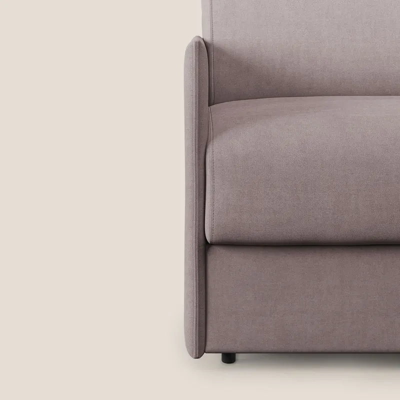 Evans fauteuil convertible en tissu imperméable T02 rose