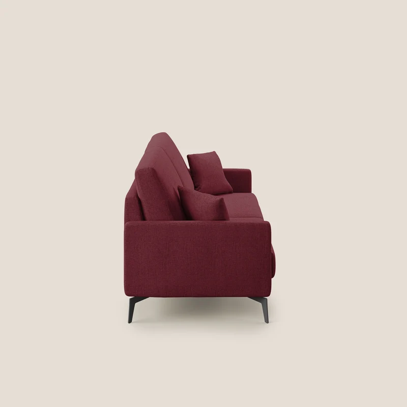 Saturno canapé moderne en tissu doux imperméable T03 rouge