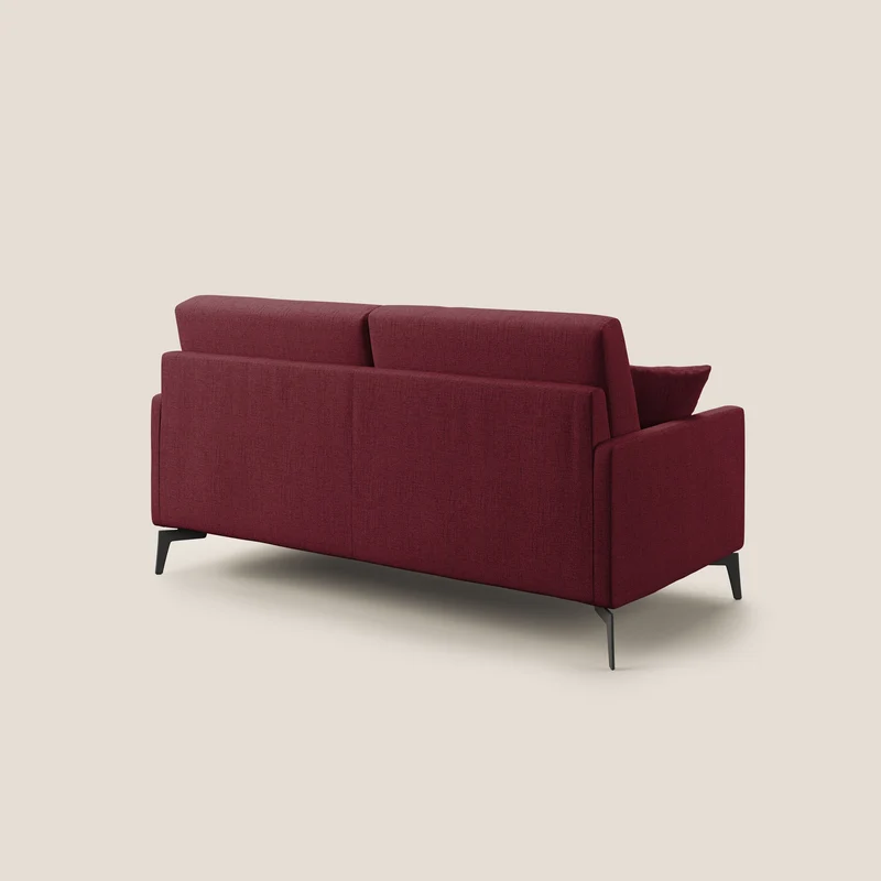 Saturno canapé moderne en tissu doux imperméable T03 rouge