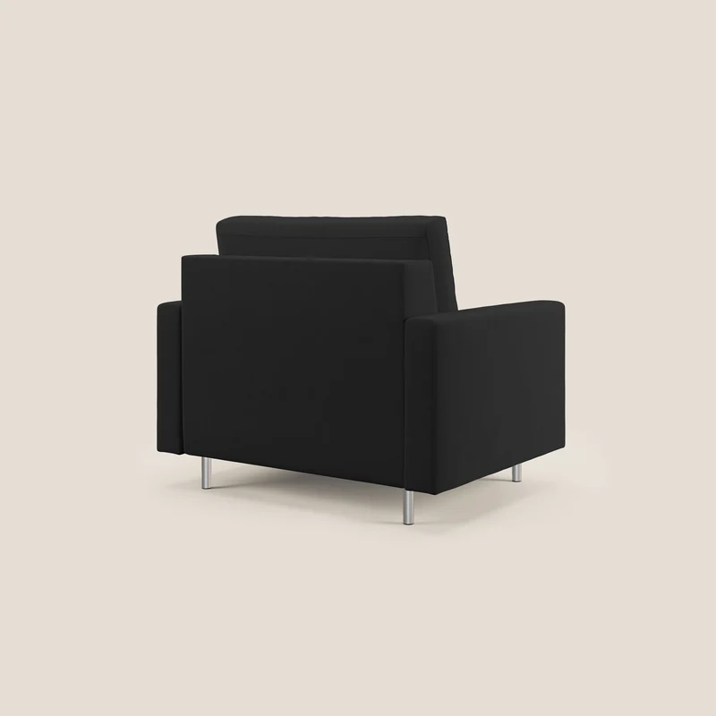 Megan fauteuil convertible en microfibre détachable T11 noir