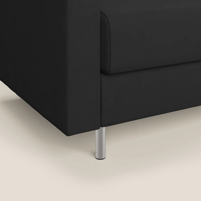 Megan fauteuil convertible en microfibre détachable T11 noir