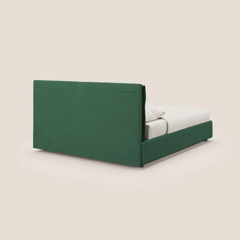 Travis lit coffre avec coussins capitonnés amovibles en tissu imperméable T02 vert