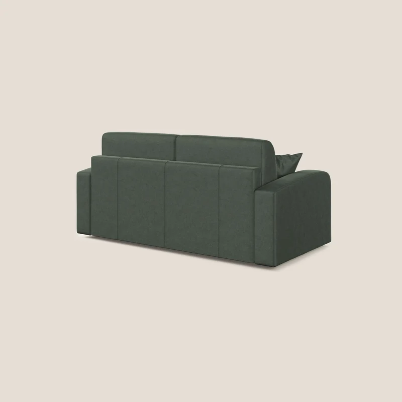Lebron Canapé-lit double en velours doux T01 vert