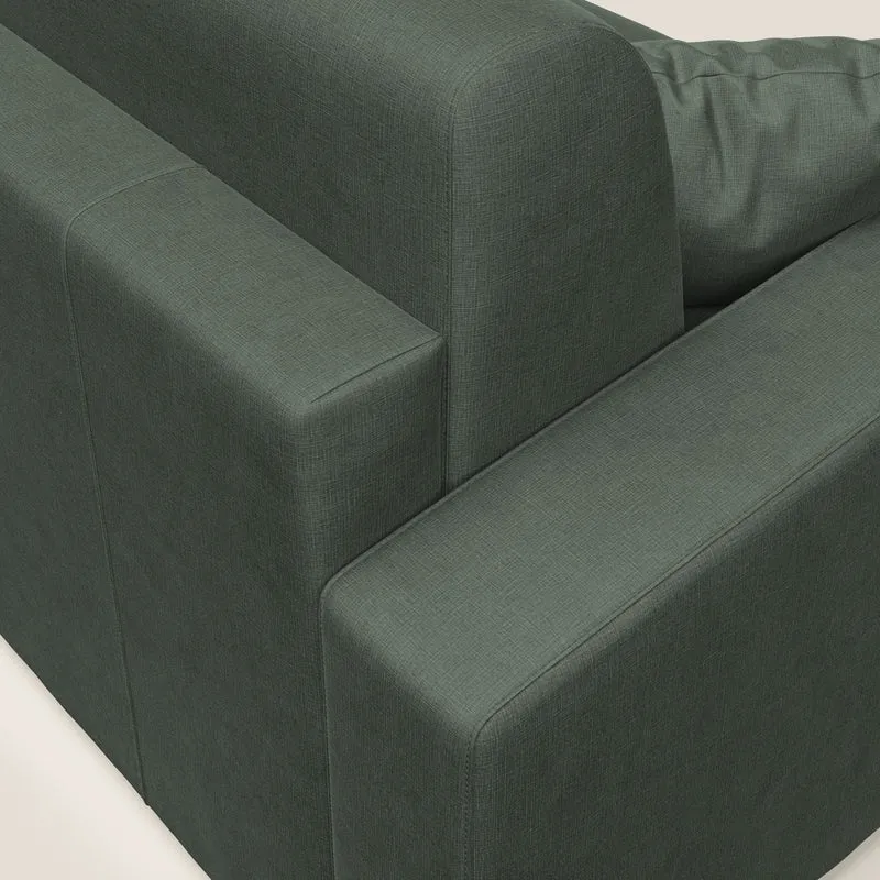 Lebron Canapé-lit double en velours doux T01 vert