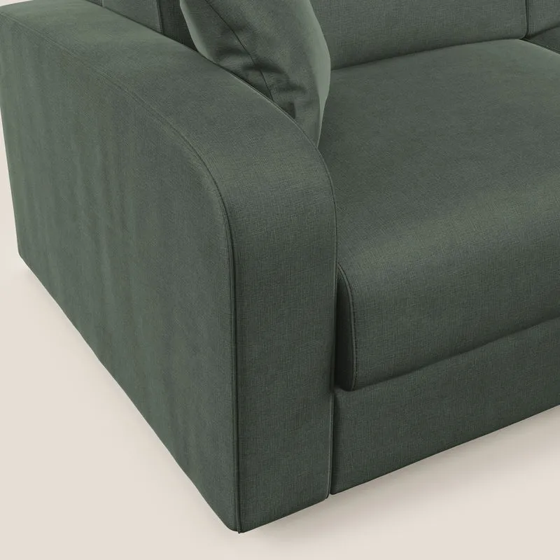 Lebron Canapé-lit double en velours doux T01 vert