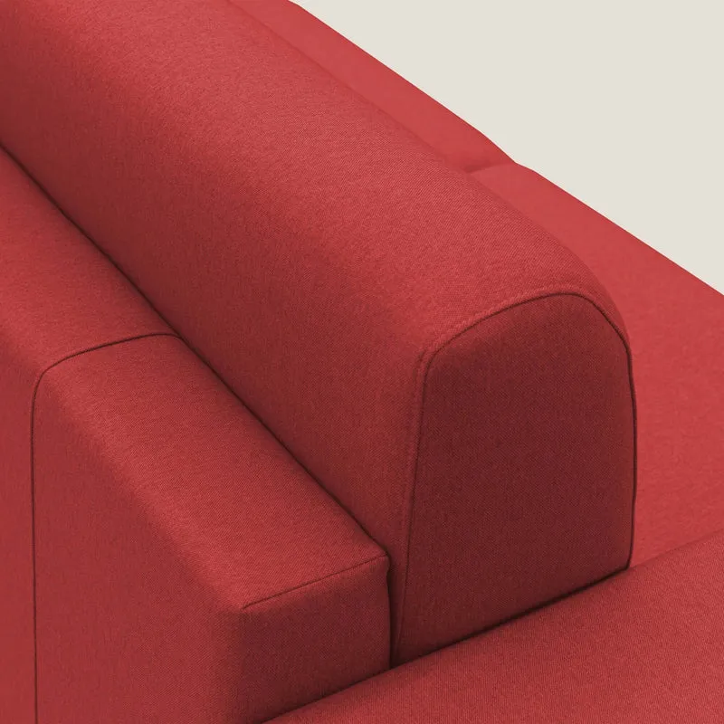 Chris Canapé convertible en tissu imperméable T13 rouge