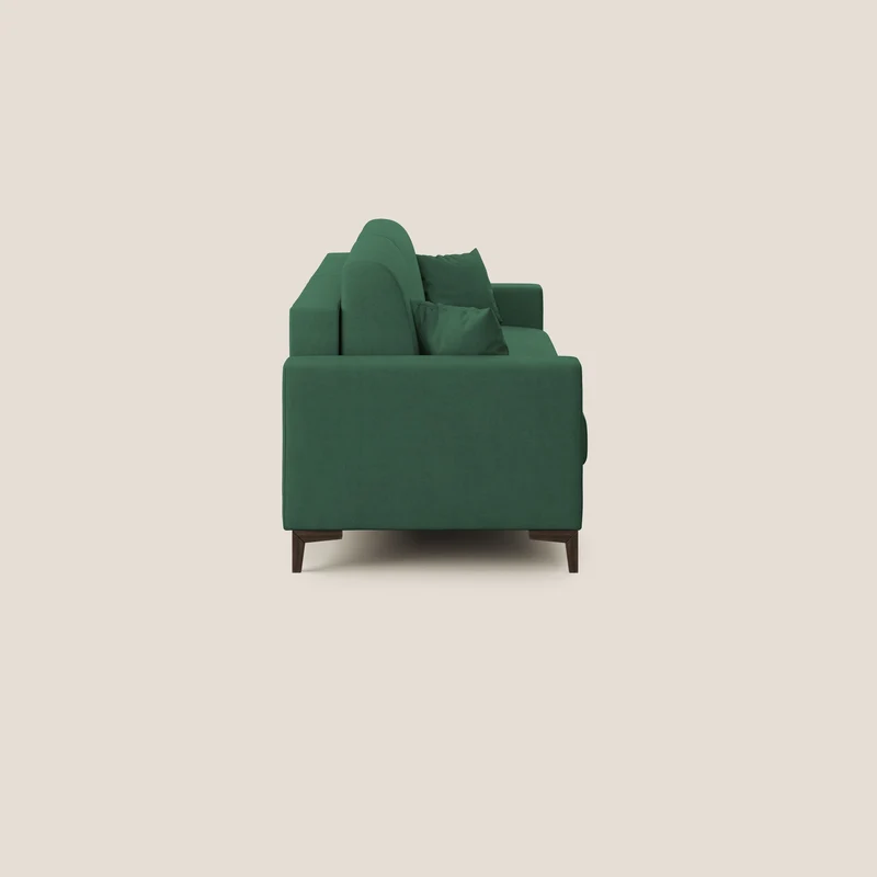 Kafka canapé lit convertible en tissu doux imperméable T02 vert
