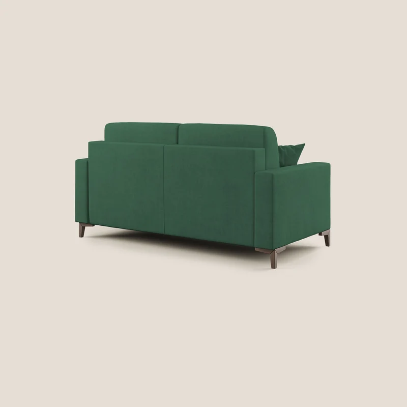Kafka canapé lit convertible en tissu doux imperméable T02 vert