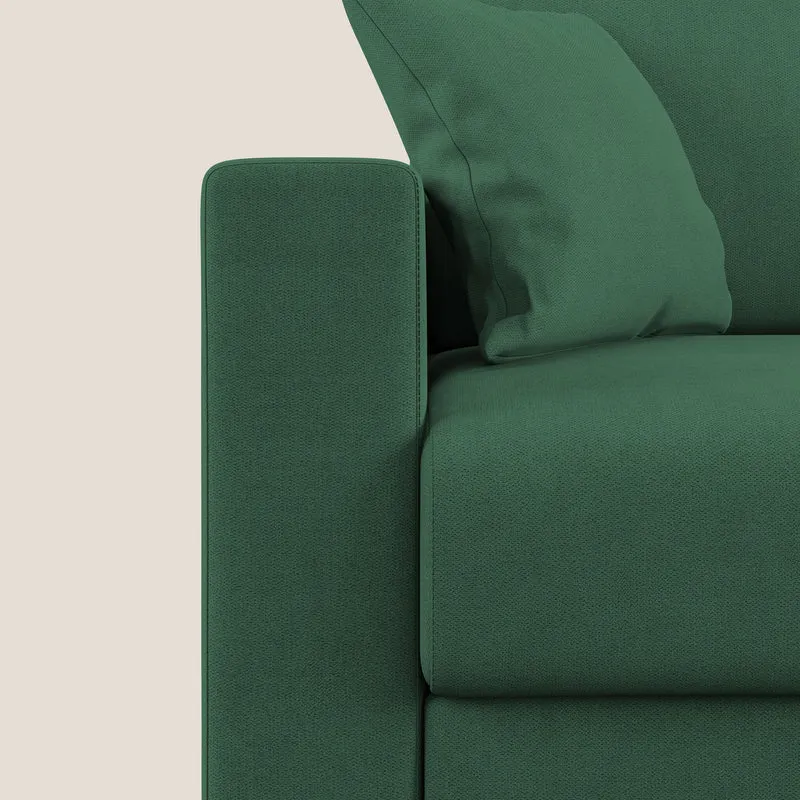 Kafka canapé lit convertible en tissu doux imperméable T02 vert