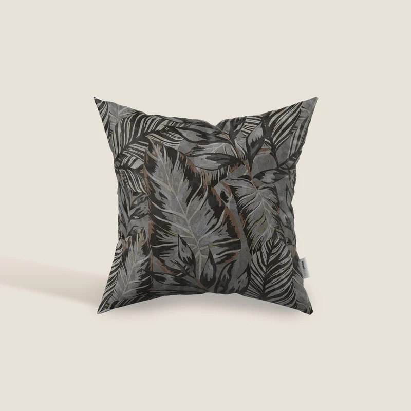 Forest coussins collection en velours imperméable anthracite