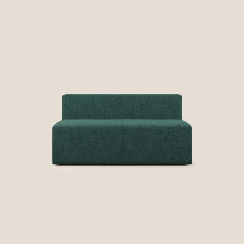 Nettuno module central maxi en bouclette douce T07 vert