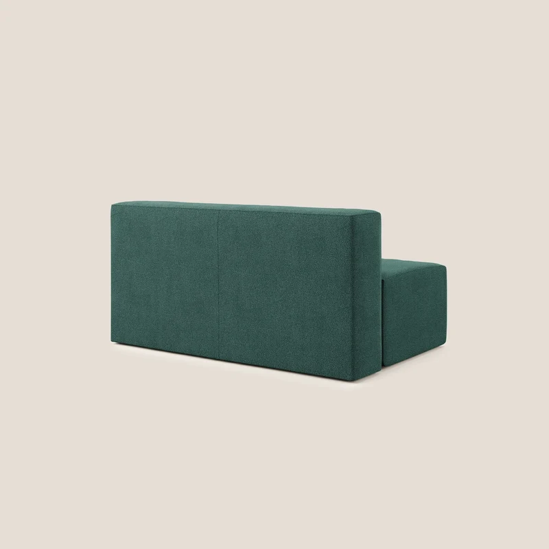 Nettuno module central maxi en bouclette douce T07 vert