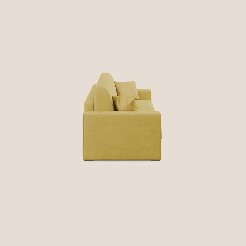 Best canapé-lit double en tissu imperméable T02 jaune