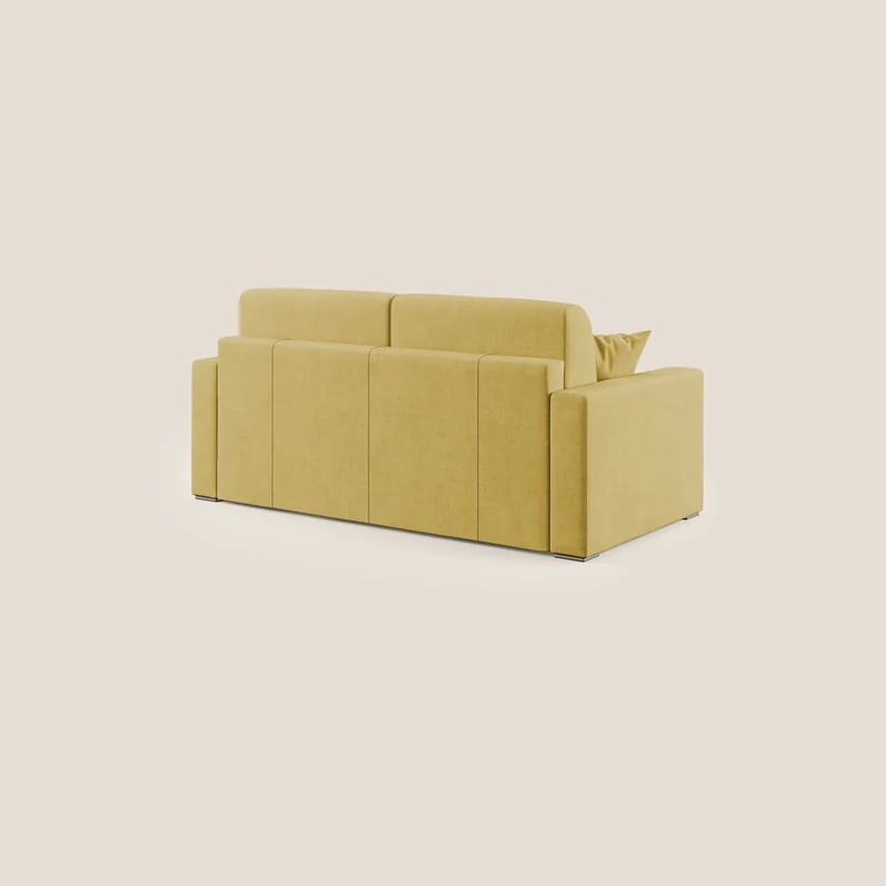 Best canapé-lit double en tissu imperméable T02 jaune