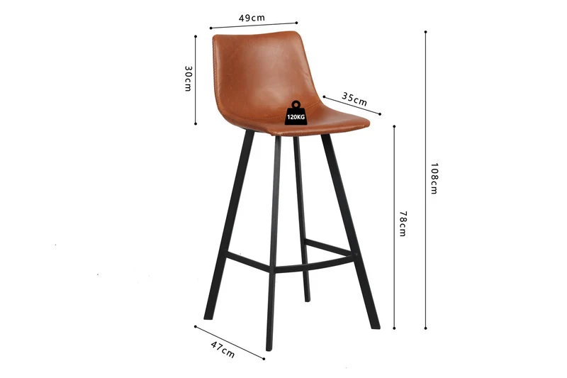 Tabouret de bar Ozan Camel