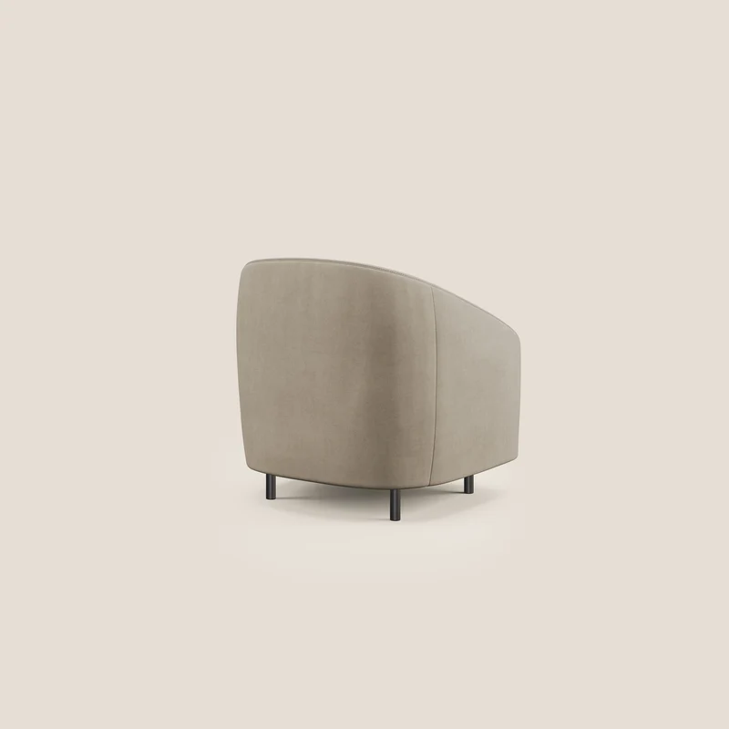 Pandora Fauteuil en tissu doux imperméable T02 beige