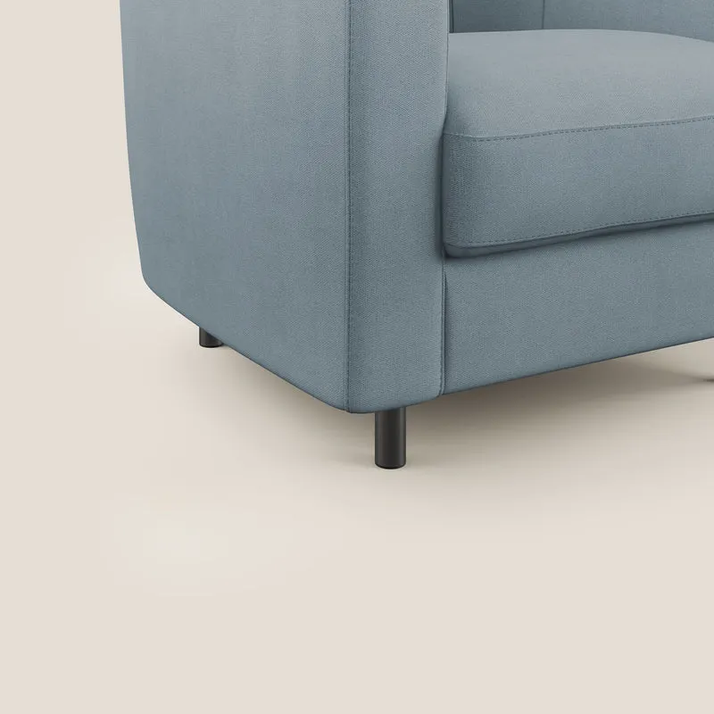 Pandora Fauteuil en tissu doux imperméable T02 sucre glace