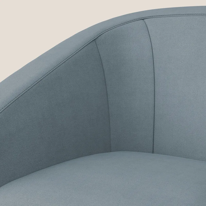 Pandora Fauteuil en tissu doux imperméable T02 sucre glace