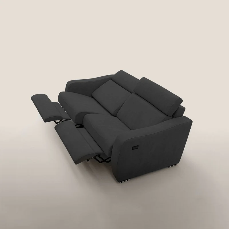 Gummy Canapé avec relax électrique noir