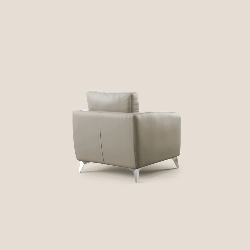 Orione fauteuil en simili cuir imperméable T04 taupe