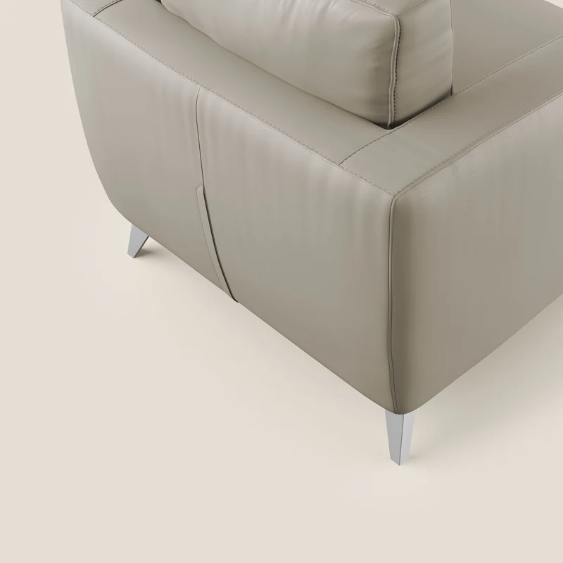 Orione fauteuil en simili cuir imperméable T04 taupe