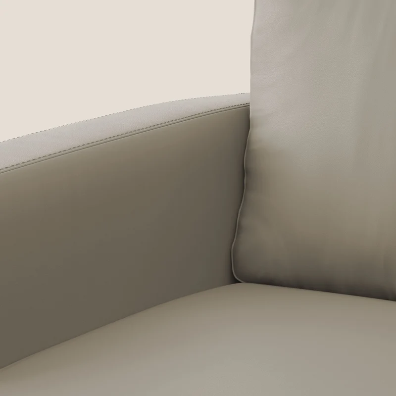 Orione fauteuil en simili cuir imperméable T04 taupe