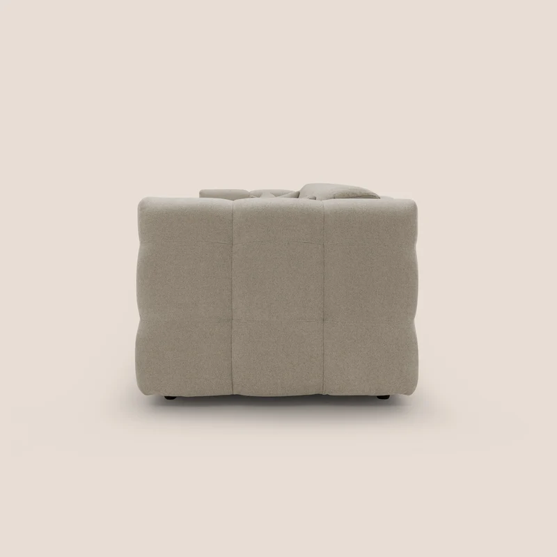 Tender Canapé convertible avec matelas H14 cm en bouclette imperméable T07 beige